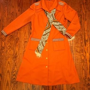 Vintage Retro Coat Dress
